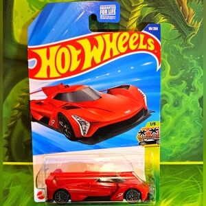 HotWheels Cadillac GTP Hypercar Red Exotics Collection